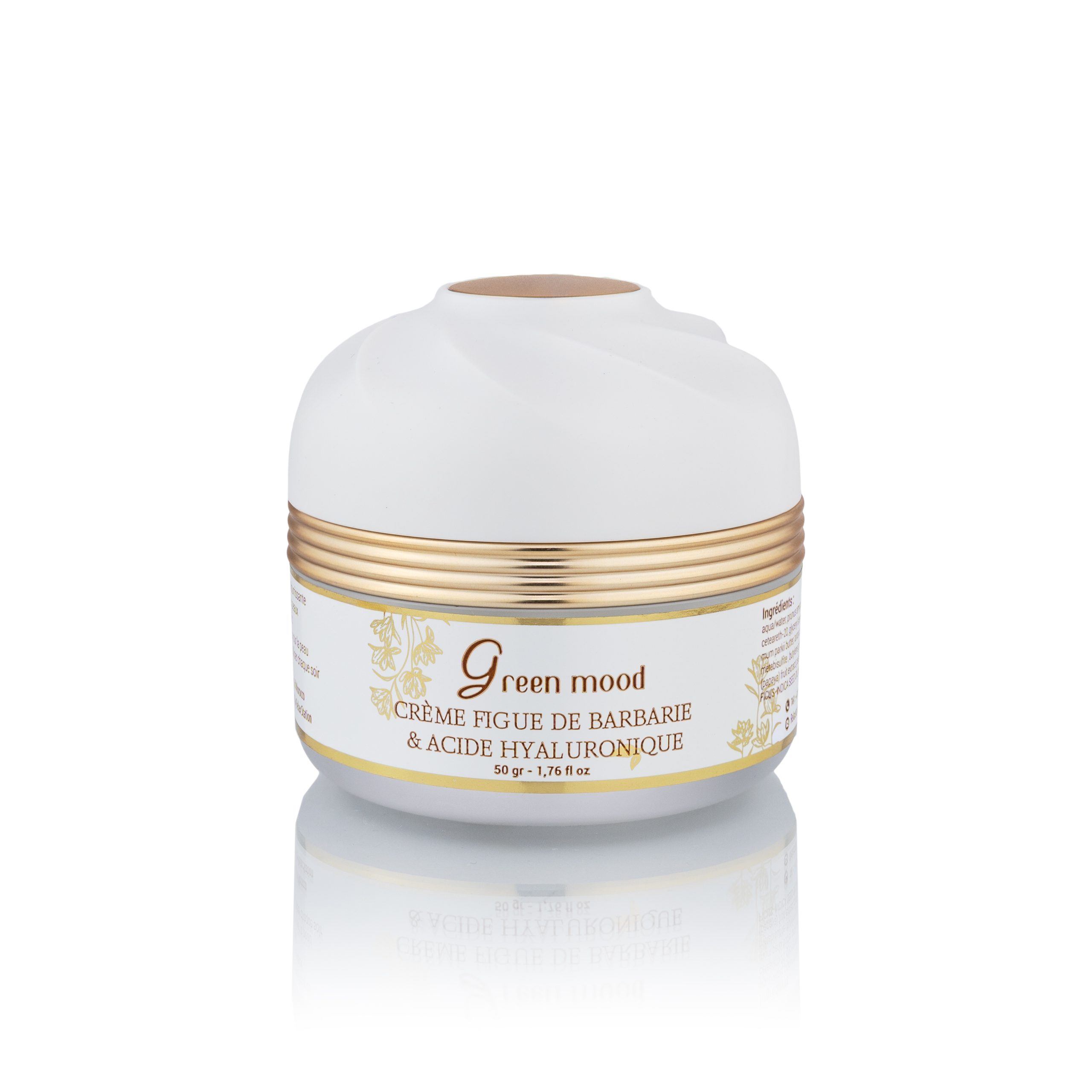 Creme Figue de barbarie acide hyaluronique - prickly pear oil cream and hyaluronic acid