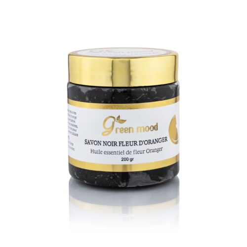 FF1-1-scaled-1.jpg Green Mood Orange Blossom Black Soap – natural exfoliating cleansing bar with orange blossom extract and plant oils for soft, radiant skin - Savon Noir à la Fleur d’Oranger Green Mood
