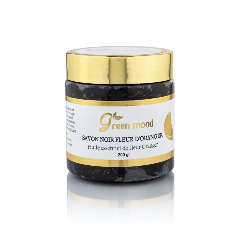 FF1-1-scaled-1.jpg Green Mood Orange Blossom Black Soap – natural exfoliating cleansing bar with orange blossom extract and plant oils for soft, radiant skin - Savon Noir à la Fleur d’Oranger Green Mood