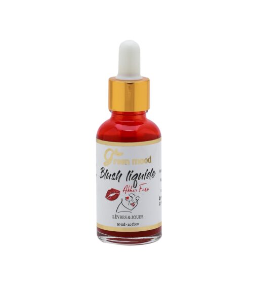 Liquid Blush Akker Fassi by Green Mood – Moroccan-inspired liquid blush for a natural, radiant glow. - Blush Liquide Akker Fassi Green Mood – blush liquide d’inspiration marocaine pour un teint naturellement lumineux.