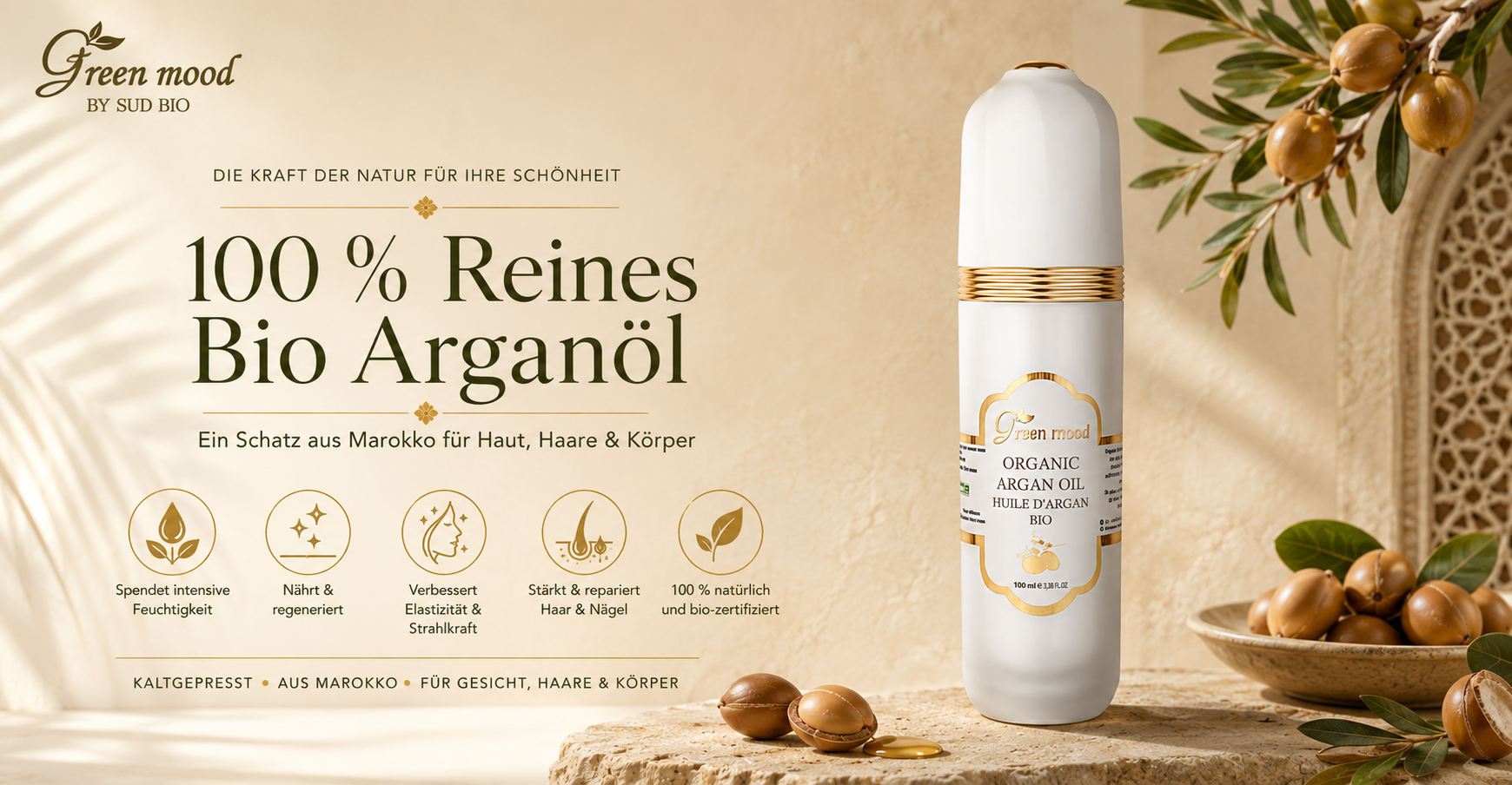 Reich an Vitamin E und Antioxidantien – spendet intensive Feuchtigkeit, unterstützt die Hautbarriere und verleiht Haut und Haaren natürliche Geschmeidigkeit.