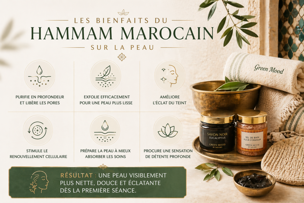 bienfaits produits hammam marocain naturels Green Mood