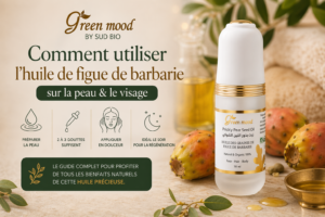 huile figue de barbarie application visage Green Mood