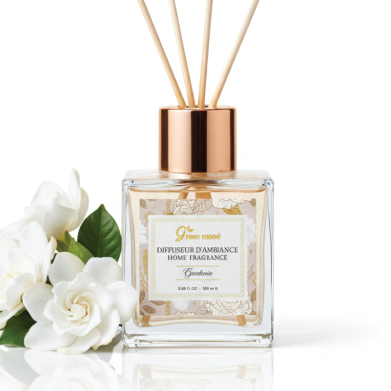 gardenia-diffuser-1.png Green Mood Gardenia Stick Diffuser - Diffuseur à Bâtonnets au Gardénia