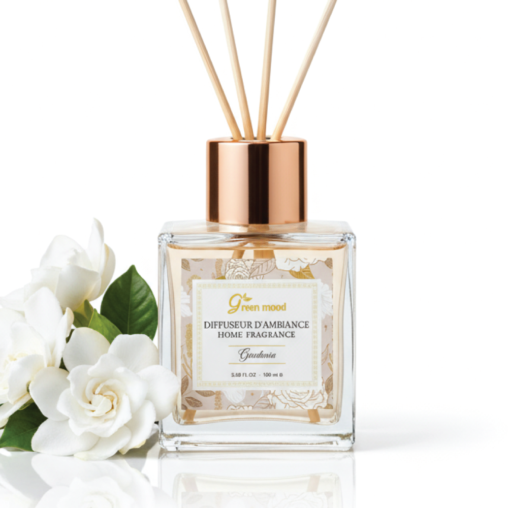 gardenia-diffuser-1.png Green Mood Gardenia Stick Diffuser - Diffuseur à Bâtonnets au Gardénia