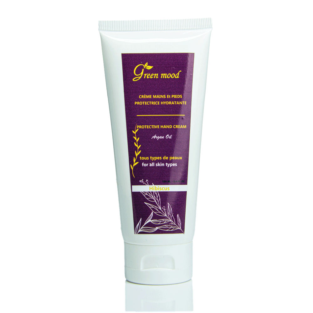hand-cream-hibiscus.png Green Mood Hibiscus Hand & Foot Cream – nourishing botanical cream to hydrate and soften dry hands and feet - Crème Mains et Pieds à l’Hibiscus Green Mood