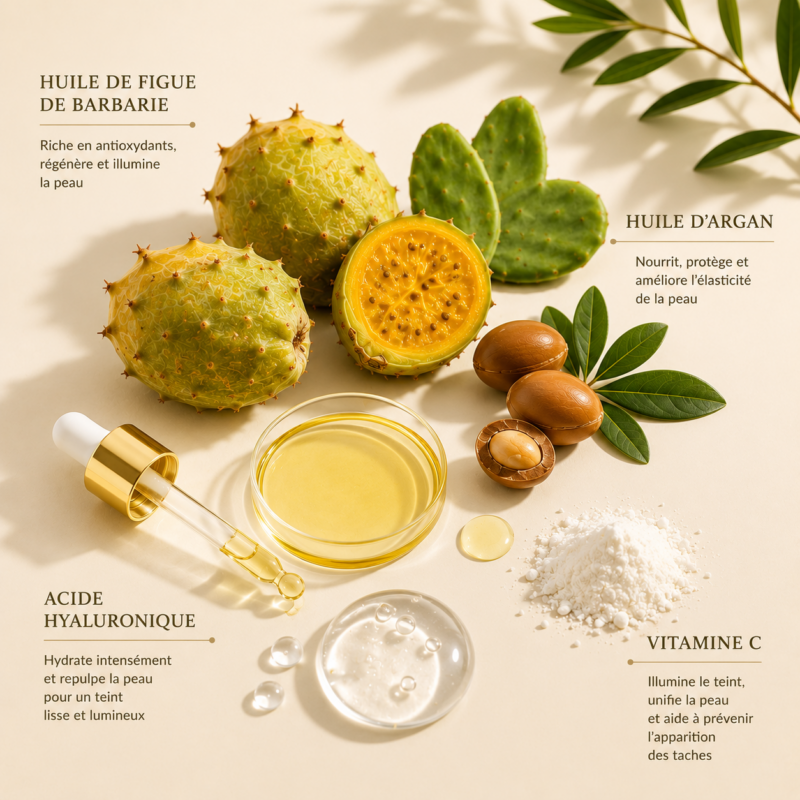Ingredients serum eclat green mood - serum eclaircissant