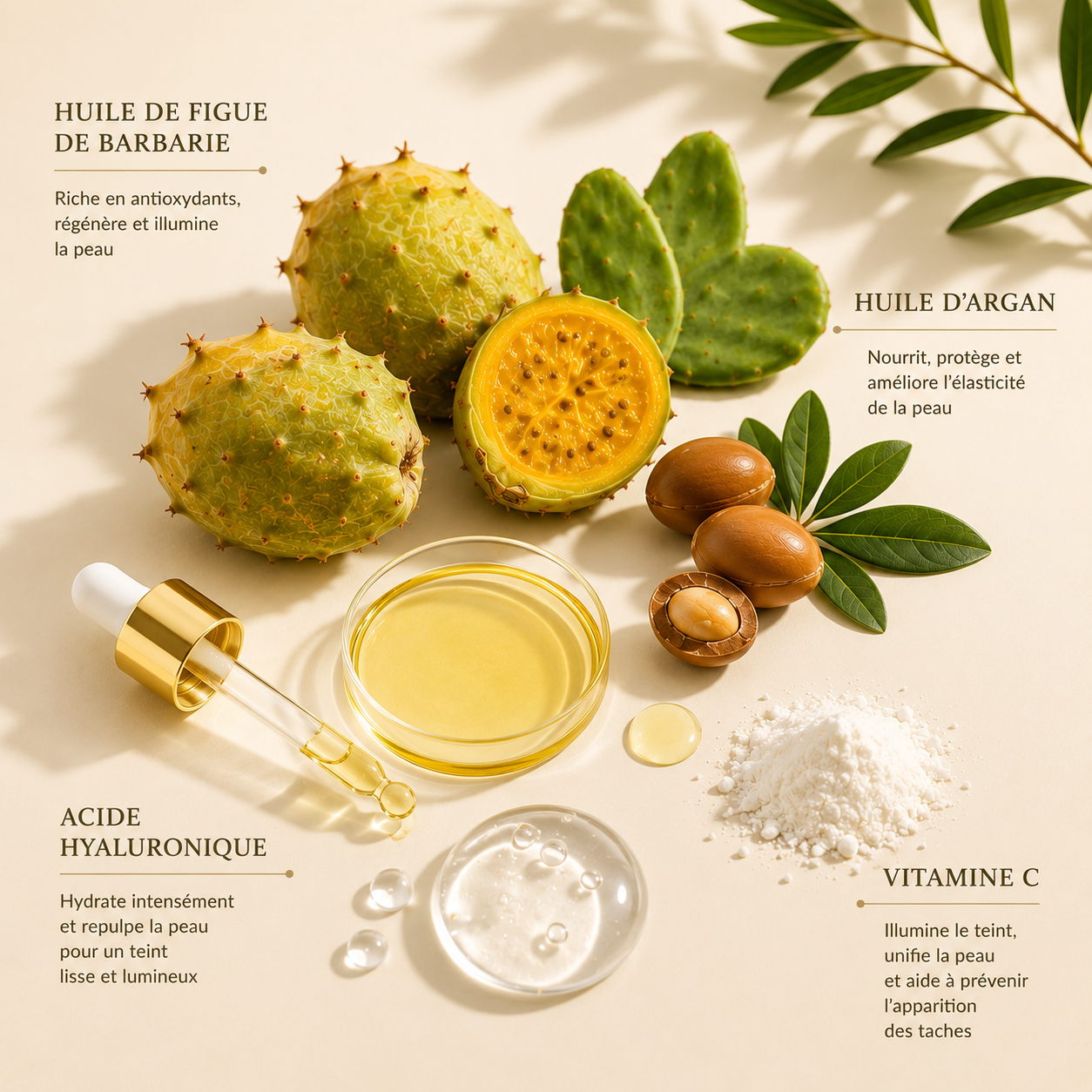 Ingredients serum eclat green mood - serum eclaircissant
