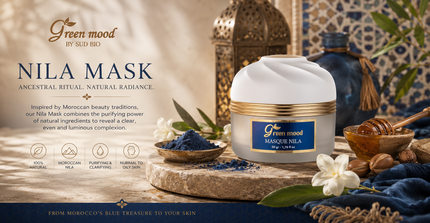 Nila Mask by Green Mood - Best quality Nila Mask 100% natural