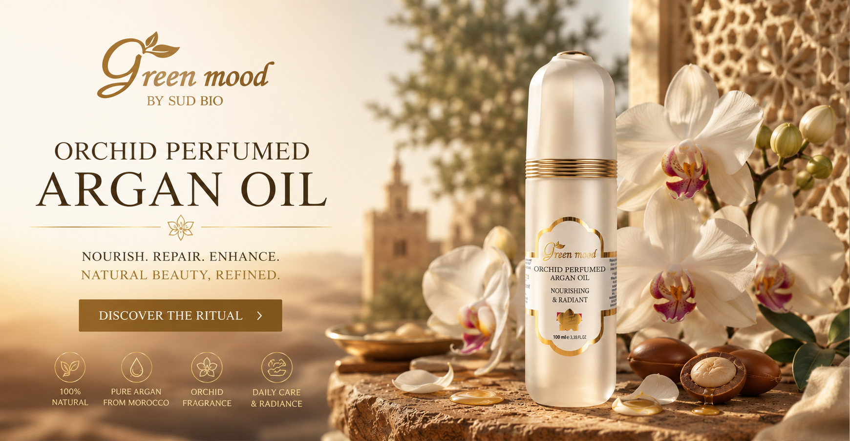 argan oil with orchid to buy - intenational fast secure delivery