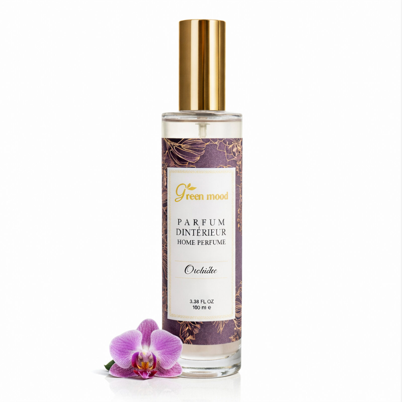 parfum-interieur-orchidée Parfum d’Intérieur à l’Orchidée Green Mood - Green Mood Orchid Home Fragrance spray