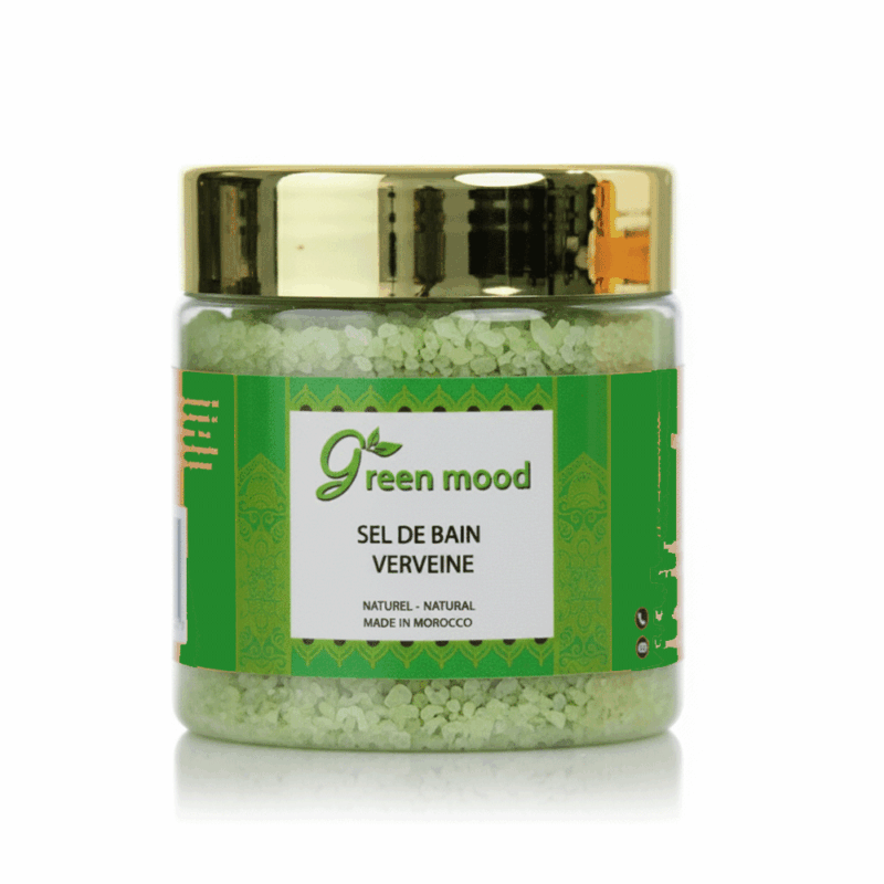 sel-de-bain-verveine-1.png Green Mood Verbena Bath Salt – natural bath salt with refreshing verbena extract for a soothing and revitalizing soak. - Green Mood Sel de Bain à la Verveine