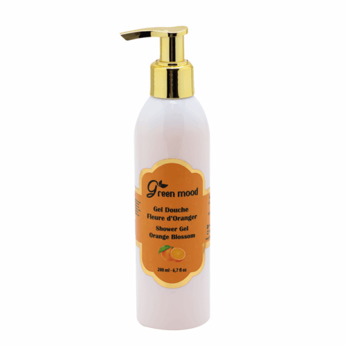 shower-gel-fo.png Green Mood Argan & Orange Blossom Shower Gel – hydrating gentle cleanser with argan oil and orange blossom for smooth, refreshed skin. - Argan et Fleur d'Oranger Gel Douche