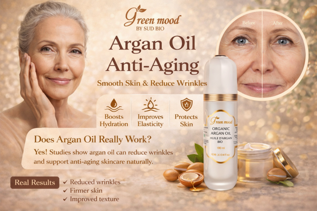 argan oil anti agging solution by green mood