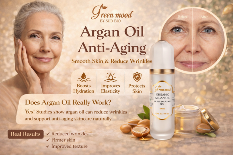 argan oil anti agging solution by green mood