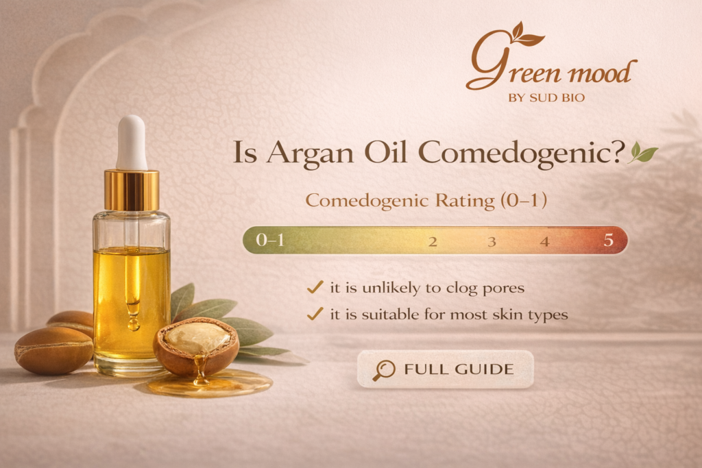 how to use argan oil without clogging pores