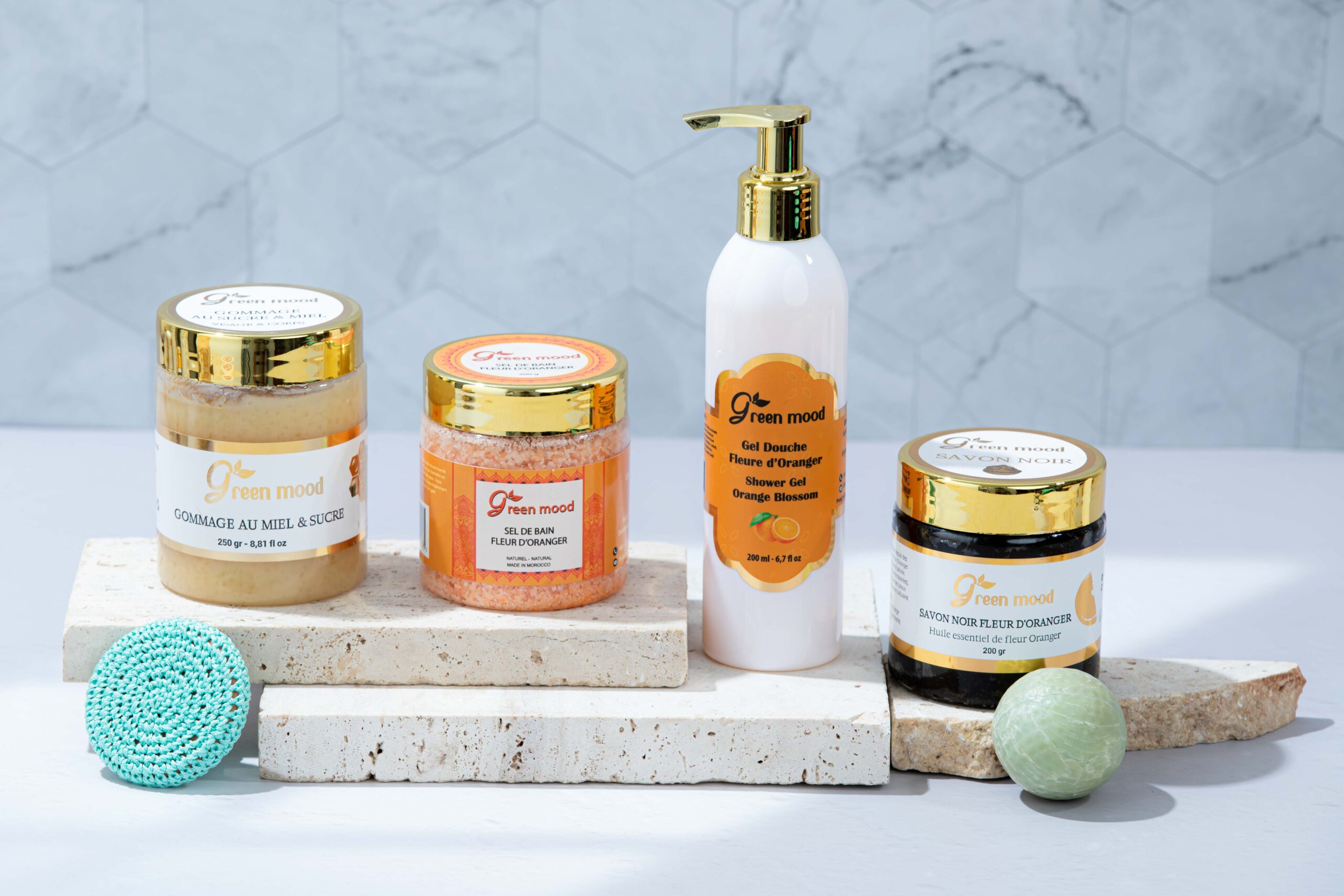 coffret hammam marocain green mood