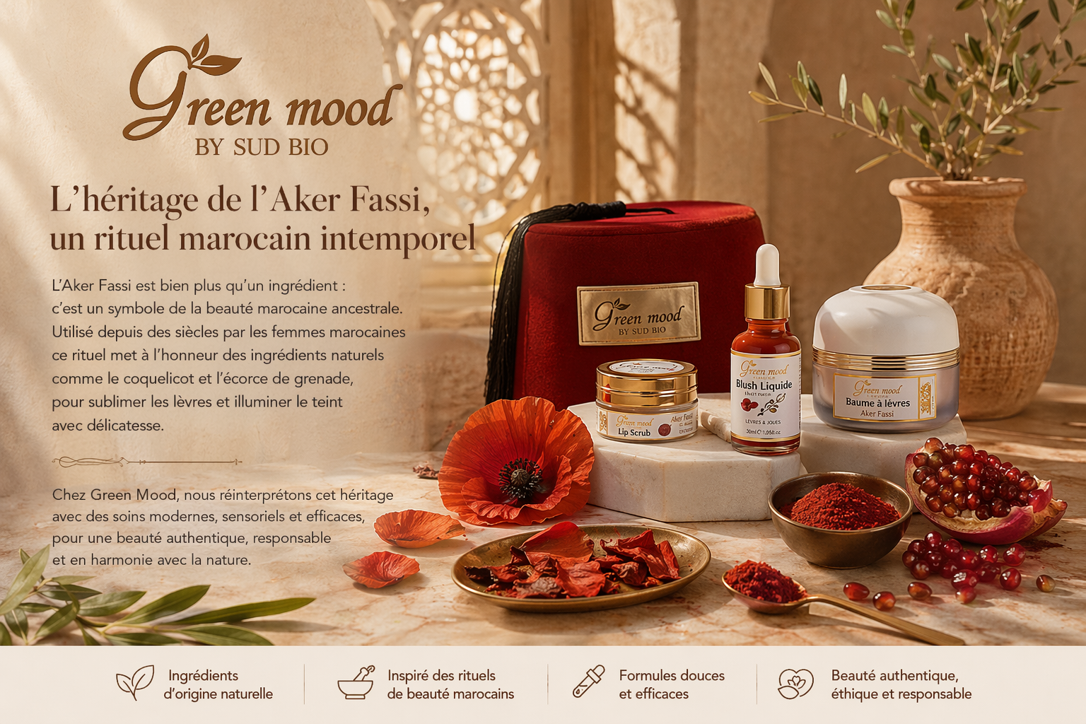 Aker Fassi — héritage de la beauté marocaine par Green Mood