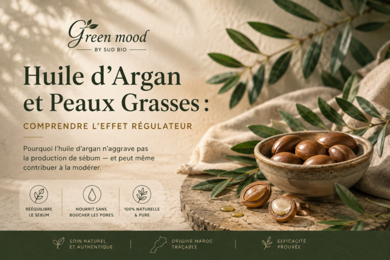 Huile d'Argan et Peaux Grasses : Comprendre l'Effet Régulateur